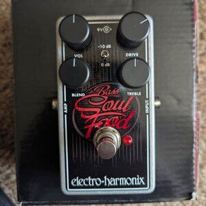 Electro-Harmonix Bass Soul Food Transparent Overdrive w/ Box